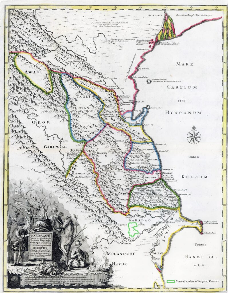 Karabakh Beylerbeylik by 1727-28 y.