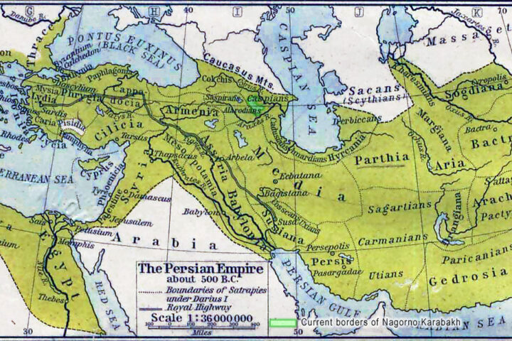 Karabakh within Persian Empire 500BC
