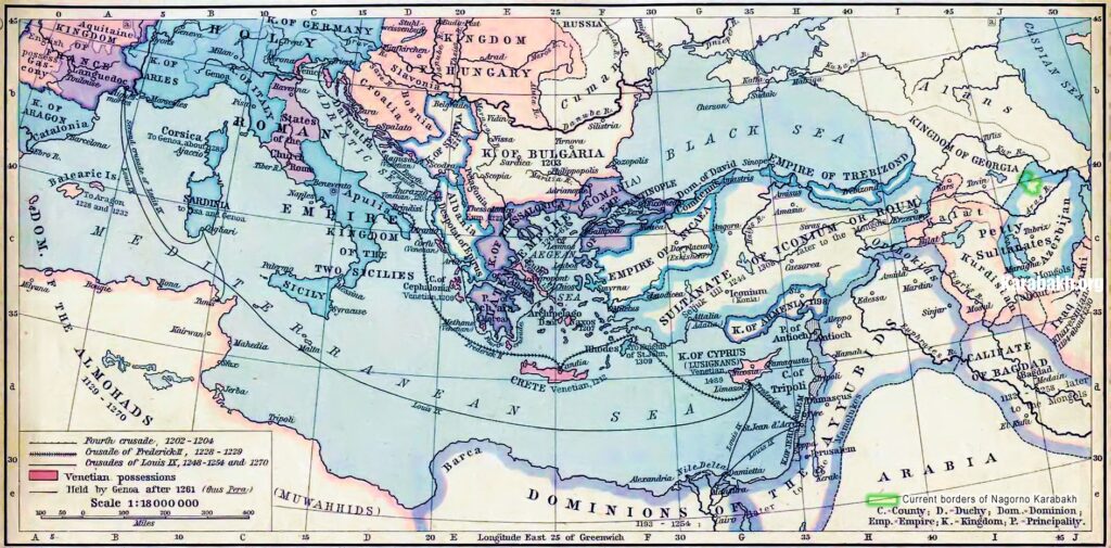 Karabakh as a part of Azerbaijan during crusade (1204-1270)